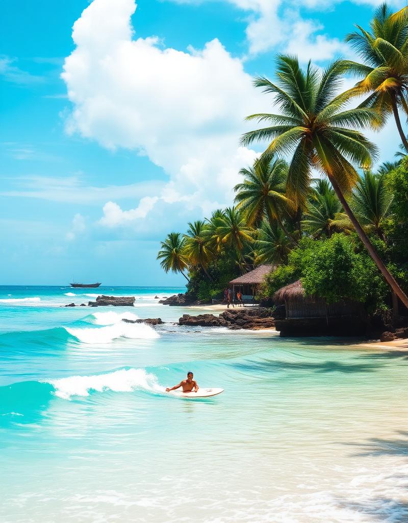 Canggu, Bali, Indonesia surf destination